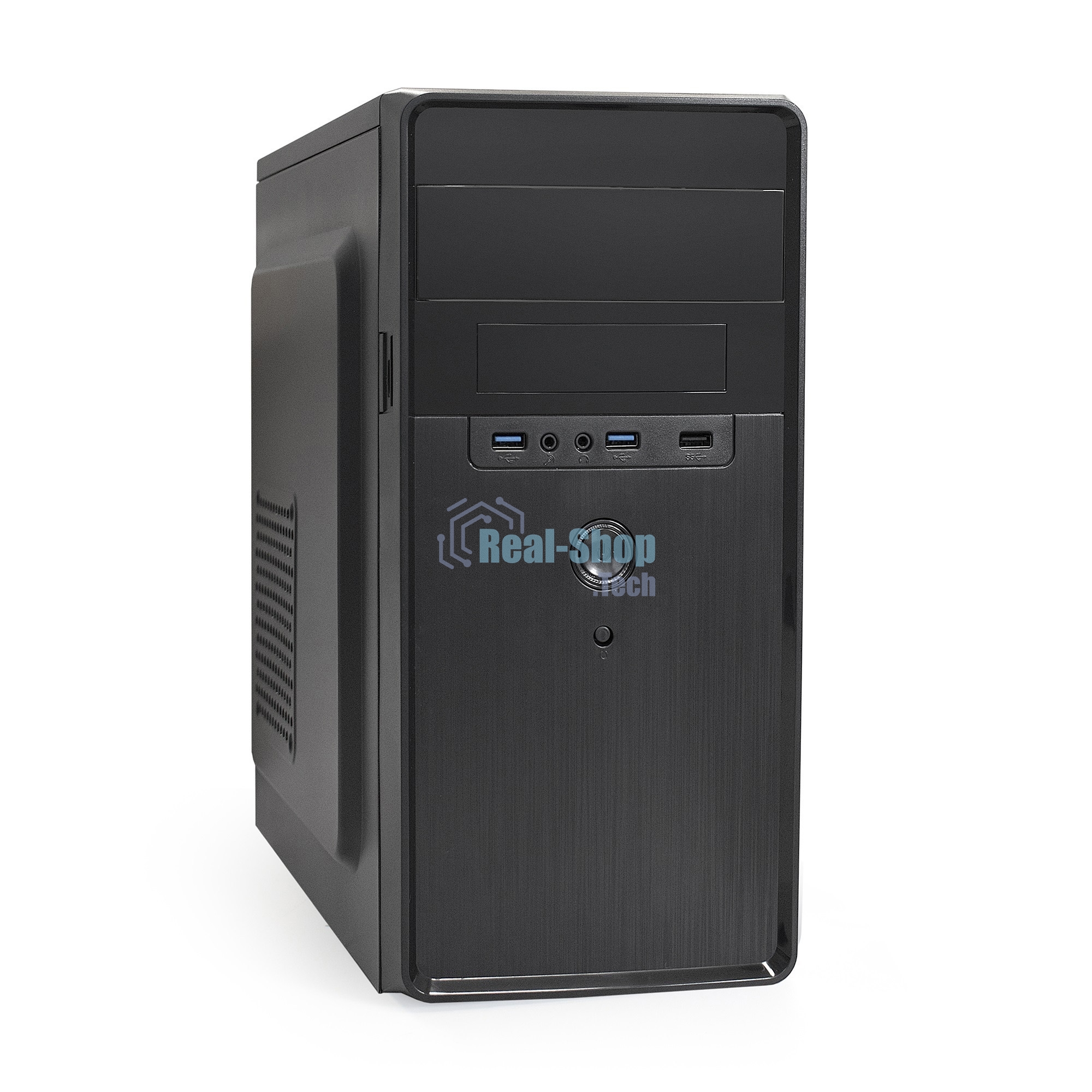 Компьютерный корпус Minitower ExeGate EX286441RUS BA-309U2-500W-8 (mATX, БП AA500 с вент. 8см, 1хUSB+2хUSB 3.0, HD аудио, черный)
