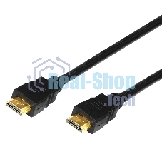 Кабель Proconnect Шнур HDMI - HDMI gold 5М с фильтрами (PE bag)