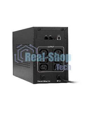 Источник бесперебойного питания ExeGate EP285480RUS SpecialPro UNB-1000.LED.AVR.C13.RJ.USB 1000VA/650W, LED, AVR, 6*IEC-C13, RJ45/11, USB, черный