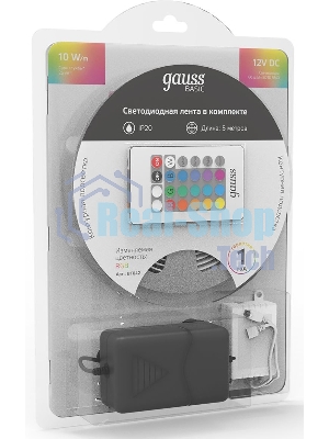 Лента светодиодная Gauss Basic 5м (BT042)
