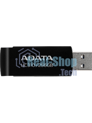 Флешка USB ADATA UC310 (UC310-256G-RBK), 256Gb, USB 3.2 Gen1, R/W 100/30, черный