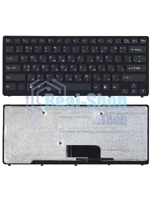 Клавиатура для ноутбука Sony Vaio VPC-CW VPCCW черная c рамкой