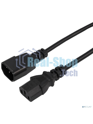 Шнур сетевой Rexant IEC 320 C13 – IEC 320 C14 3x0,75мм², 1,2м