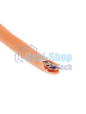 Кабель Cablexpert FPC-5051E-LSZH-4-CU indoor, FTP-LSZH 4x2x0.51, медный, кат.5e, однож., 305м, box, оранжевый