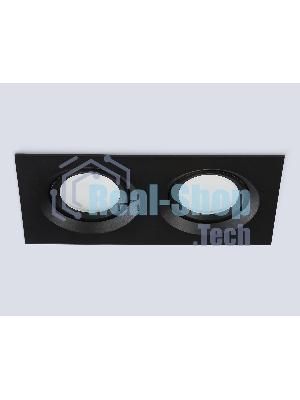 Светильник Ambrella light TN1146/2 BK черный IP44 GU5.3/2 180*95*38