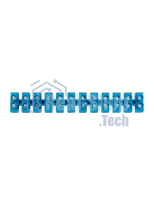 Клеммная винтовая колодка Rexant KВ-14 6-14, ток 20 A, полиэтилен синий (10 шт./уп.)