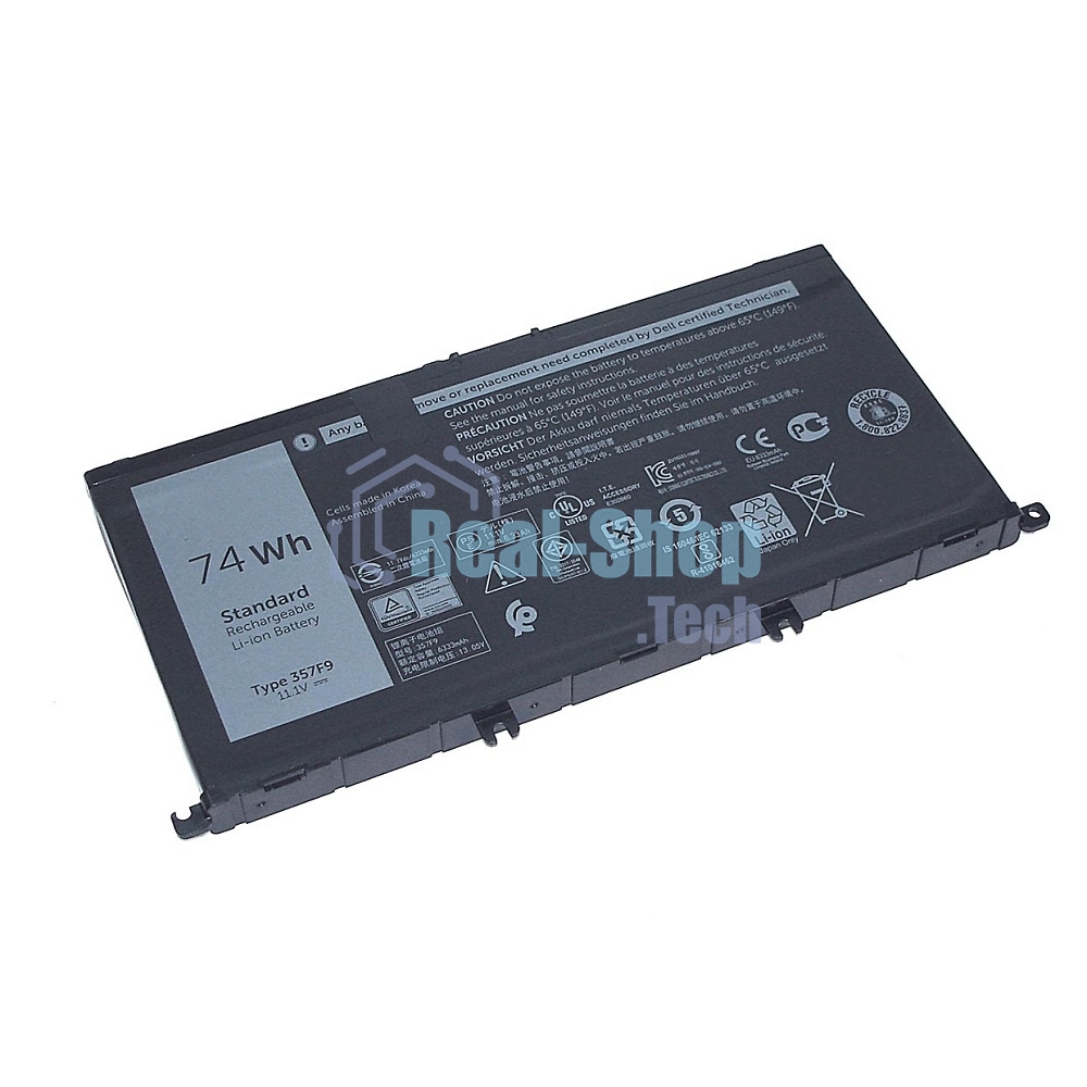 Аккумуляторная батарея для ноутбука Dell 15-7000 (357F9) 11,1V 74Wh