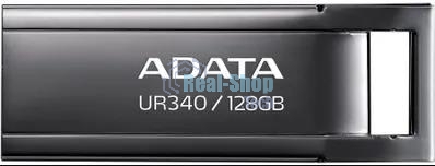 Флешка USB ADATA UR340 (AROY-UR340-128GbK), 128Gb, USB 3.2, R/W 100/30, черный