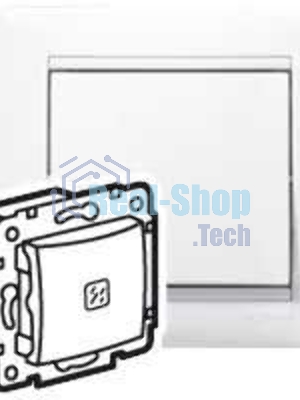 Механизм выключателя 1-кл. СП Valena 10А IP31 с подсветкой бел. (DIY-упак.) Legrand 694261