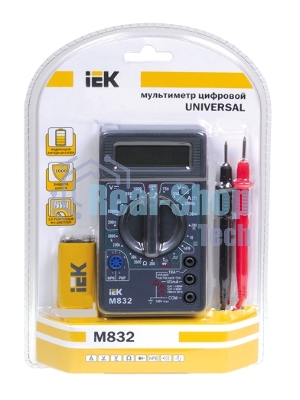 Мультиметр IEK TMD-2S-832 цифровой Universal M832