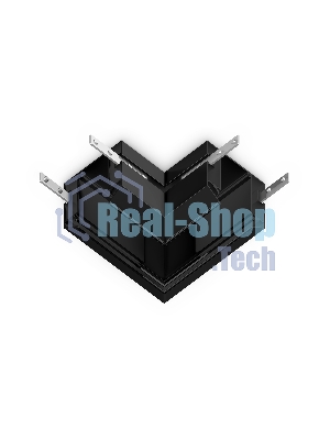 Коннектор угловой для корпуса в натяжной потолок Magnetic 220V 100*100*61 GL1043 BK черный (соединители в комплекте)