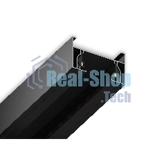 Шинопровод накладной однофазный Standard 220V GL7104 BK черный 2000*32.5*19.8 (ввод питания, 1 заглушка, крепление в комплекте)