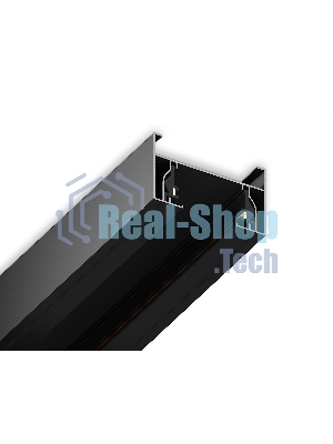 Шинопровод накладной однофазный Standard 220V GL7104 BK черный 2000*32.5*19.8 (ввод питания, 1 заглушка, крепление в комплекте)