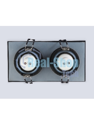 Светильник Ambrella light TN1146/2 BK черный IP44 GU5.3/2 180*95*38