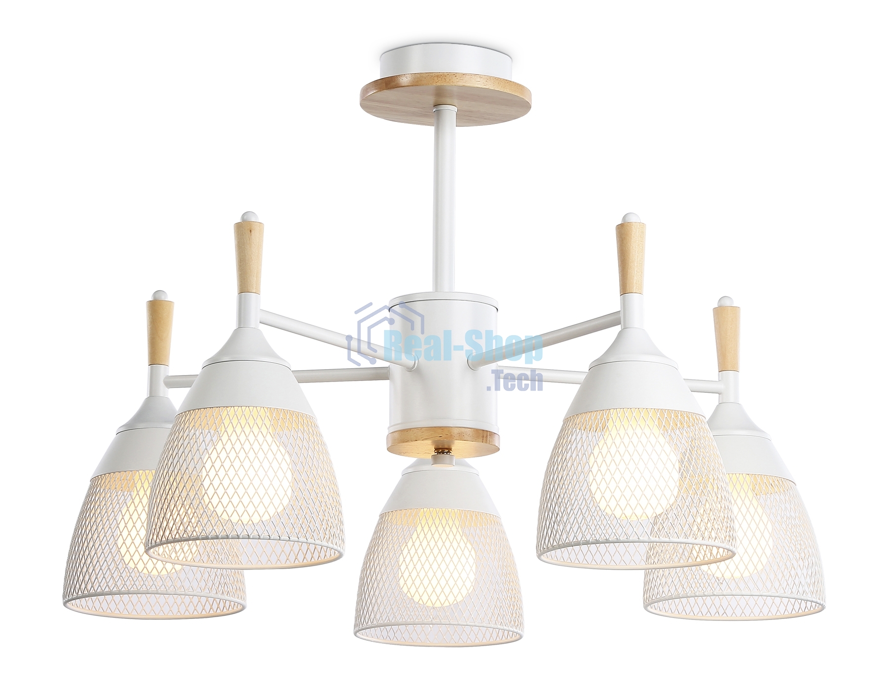Светильник Ambrella light TR8012/5 WH белый E27*5 max 40W D600*385
