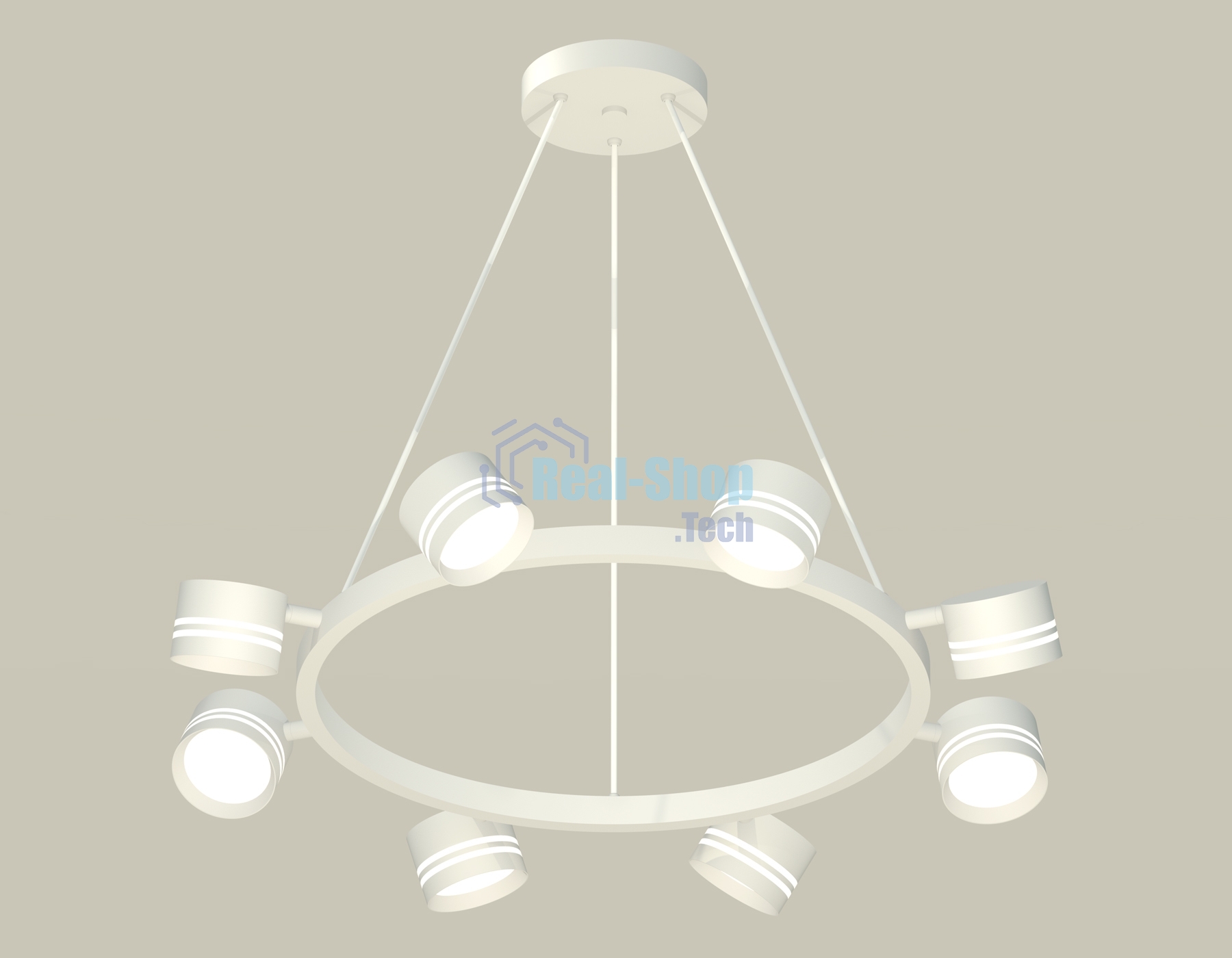 Светильник Ambrella light XB9195202/8 SWH/FR белый песок/белый матовый GX53 (C9195, N8477)