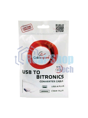 Переходник Gembird Конвертер Bitronics ->USB порт CUM-360, C36M/USBAM, 1.8м, блистер
