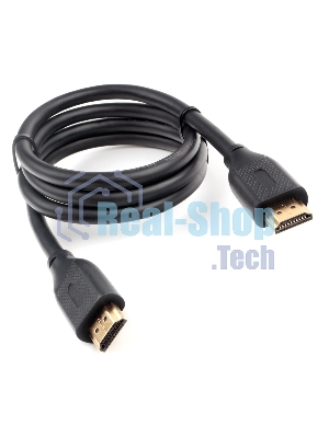 Кабель HDMI Cablexpert CC-HDMI8К-1M, 19M/19M, v2.1, 8К, медь, позол.разъемы, экран, 1м, черный, пакет