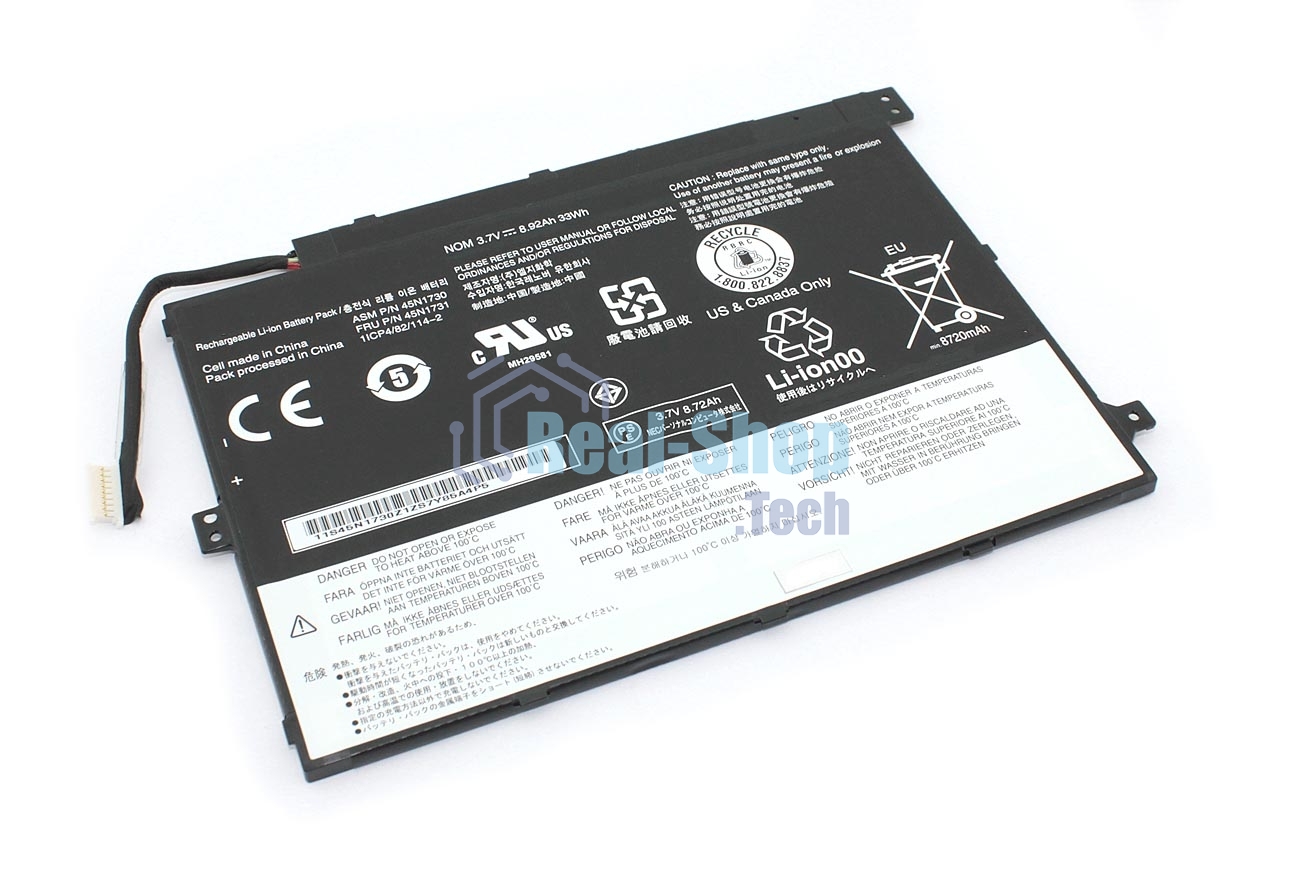 Аккумуляторная батарея для ноутбука Lenovo ThinkPad 10 3.7V 33Wh Orig