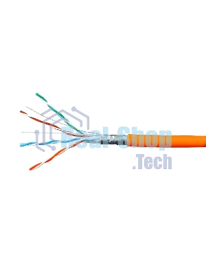 Кабель Cablexpert (RU) FTP-LSZH 4x2x0.51, медный, кат.5e, однож., 100м, box, оранж