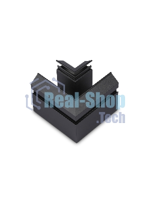Коннектор угловой для корпуса в натяжной потолок Magnetic 220V 100*100*61 GL1043 BK черный (соединители в комплекте)