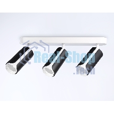 Светильник Ambrella light TN51605/3 BK/WH черный/белый GU10/3 380*60*195