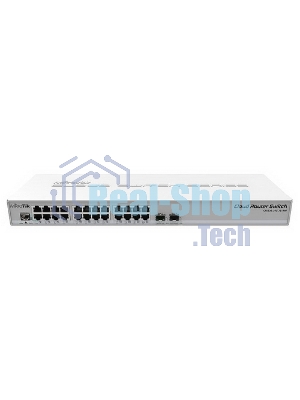 Маршрутизатор 24PORT 1000M CRS326-24G-2S+RM MIKROTIK