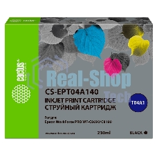 Картридж струйный Cactus CS-EPT04A140 черный (230 мл) для Epson WorkForce Pro WF-C8190, WF-C8690