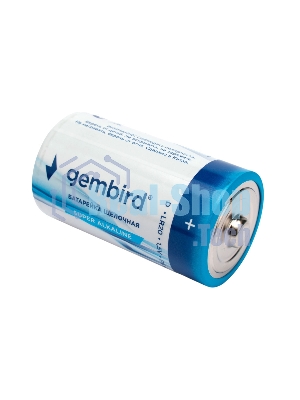 Батарейки щелочные/алкалиновые Gembird GB-LR20-2F, тип D(LR20), 2шт, пленка