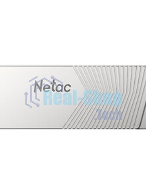 Флешка USB Netac UM1 (NT03UM1N-128G-32PN), 128Gb, USB 3.2, R/W 150/45, серебристый