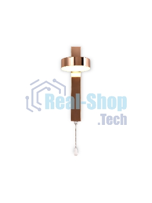 Настенный светодиодный светильник с выключателем Ambrella light FW161 GD золото LED 3000K 6W 265*95*135