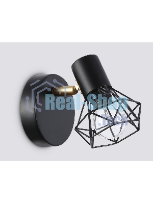 Светильник Ambrella light TR8655 BK/GD черный/золото E14 max 60W 170*100*140