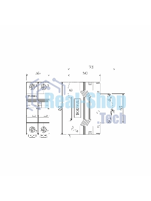 Автоматический выключатель Werkel 2P  16 A  C  4,5 кА W902P164
