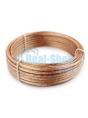 Акустический кабель Cablexpert CC-TC2x1,0-15M, прозрачный, 15 м, бухта