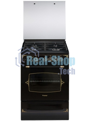 Плита газовая Gefest ПГ 6100-03 0179 черный, конфорок 4 шт, духовка 52 л, 60 см x 85 см x 60 см