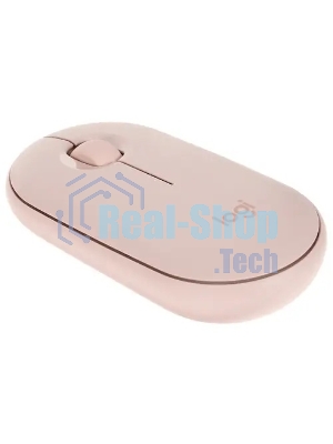 Мышь беспроводная Logitech Pebble M350 розовый, 1000 dpi, радиоканал, Bluetooth, USB, кнопки - 3