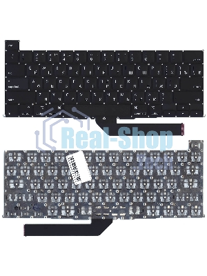 Клавиатура для ноутбука Apple MacBook Pro 16 Retina A2141 Late 2019 плоский Enter