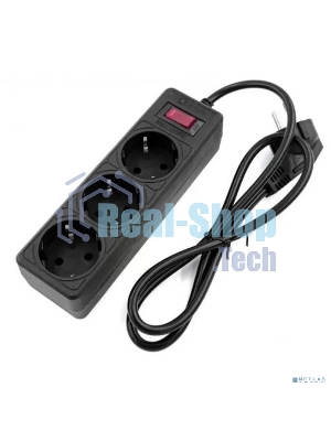 Сетевой фильтр 5bites GARDA SP3B-510 3S / 3*0.75мм2 / 1м / черный