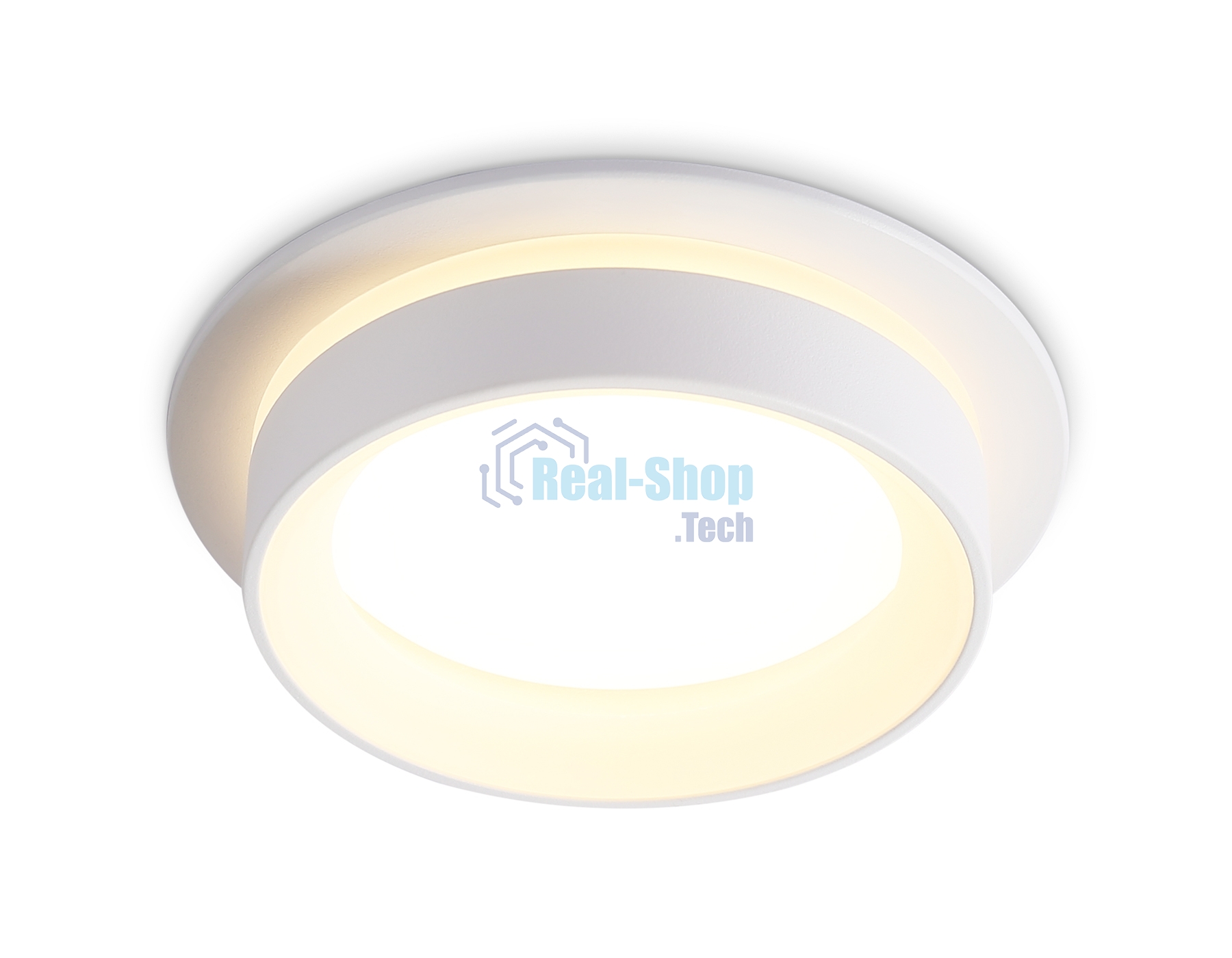 Светильник Ambrella light TN6707 WH белый IP44 GX53 max 15W D105*45