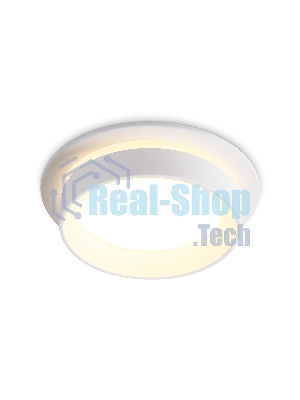 Светильник Ambrella light TN6707 WH белый IP44 GX53 max 15W D105*45