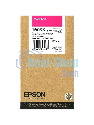 Картридж струйный Epson C13T603B00 пурпурный (220 мл) для Epson St Pro 7800/9800