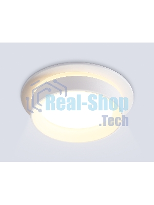 Светильник Ambrella light TN6707 WH белый IP44 GX53 max 15W D105*45
