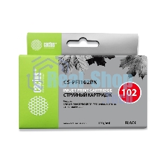 Картридж струйный Cactus CS-PFI102BK черный (130мл) для Canon iPF500/iPF600/iPF700/MFP M40/iPF765/LP17/LP24
