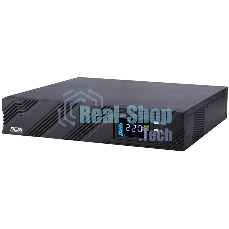 Источник бесперебойного питания Powercom Smart King Pro+ SPR-2000 LCD 1600Вт 2000ВА черный