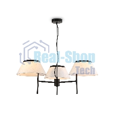 Светильник Ambrella light LH72451/3 BK/WH черный/белый Е14/3 max 40W D800*290-1080