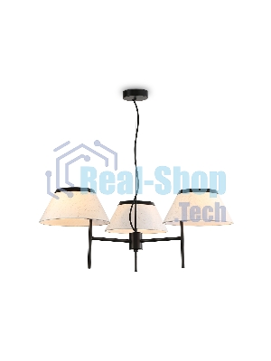 Светильник Ambrella light LH72451/3 BK/WH черный/белый Е14/3 max 40W D800*290-1080