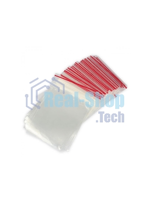 Пакеты с замком Zip Lock, ПВД размер 10 х 15 см, 35 мкм (уп. 100 шт)