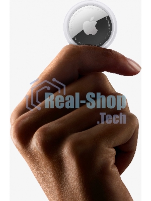 Трекер Apple AirTag, IP67, Bluetooth, NFC, Accelerometer, Speaker, CR2032 bat., d-31.9 mm, h-8 mm, 11 g - (4 Pack)