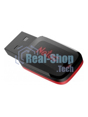 Флешка USB R/W Netac 128Gb U197 NT03U197N-128G-20BK USB 2.0 черный/красный