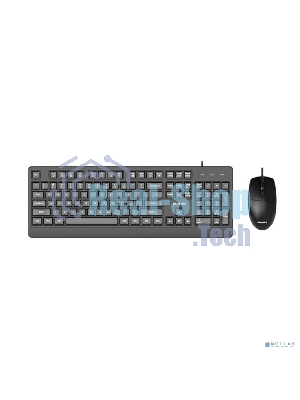 Комплект клавиатура+мышь Philips SPT6247 проводной, USB, 1600 DPI, чёрный